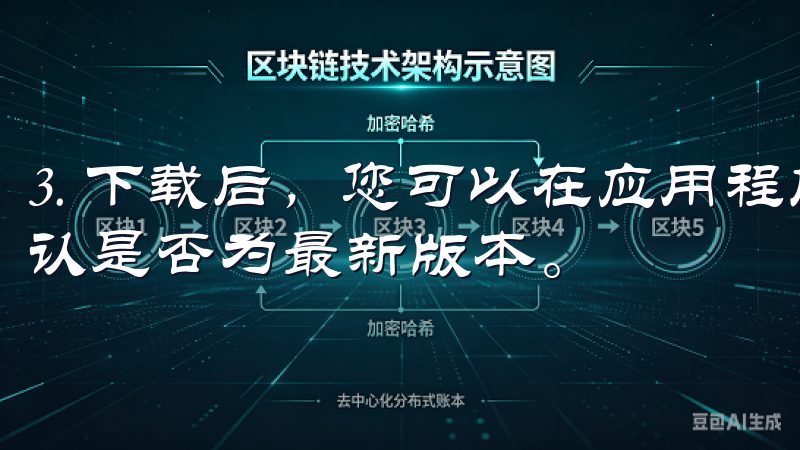 3. 下载后，您可以在应用程序的设置中查看版本信息，以确认是否为最新版本。